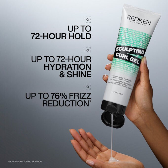 Redken Sculpt Curl Gel 250mL Halo Hair & Skin - khdskinhairbeautyau.com