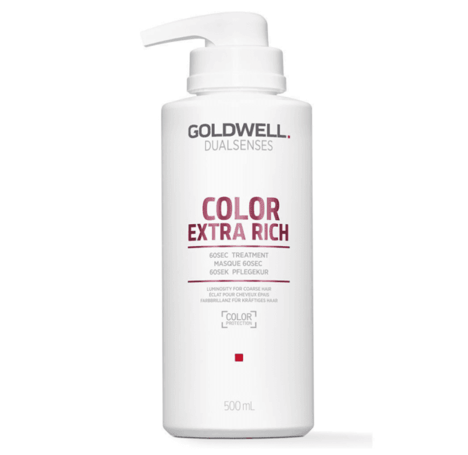 Goldwell Dualsenses Color Extra Rich 60 Second Treatment 500ml Halo Hair & Skin - khdskinhairbeautyau.com