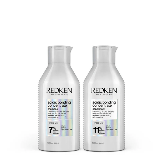 Redken Acidic Bonding Concentrate Shampoo and Conditioner 500ml Bundle Halo Hair & Skin - khdskinhairbeautyau.com