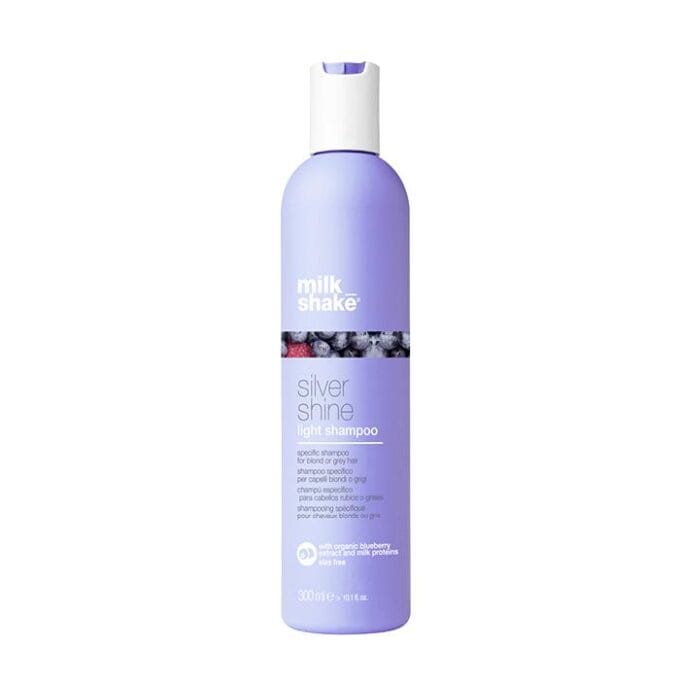 milk_shake Silver Shine Light Shampoo 300ml Halo Hair & Skin - khdskinhairbeautyau.com