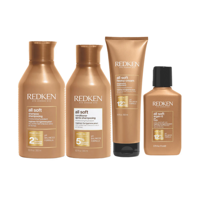 Redken All Soft Complete Bundle Halo Hair & Skin - khdskinhairbeautyau.com