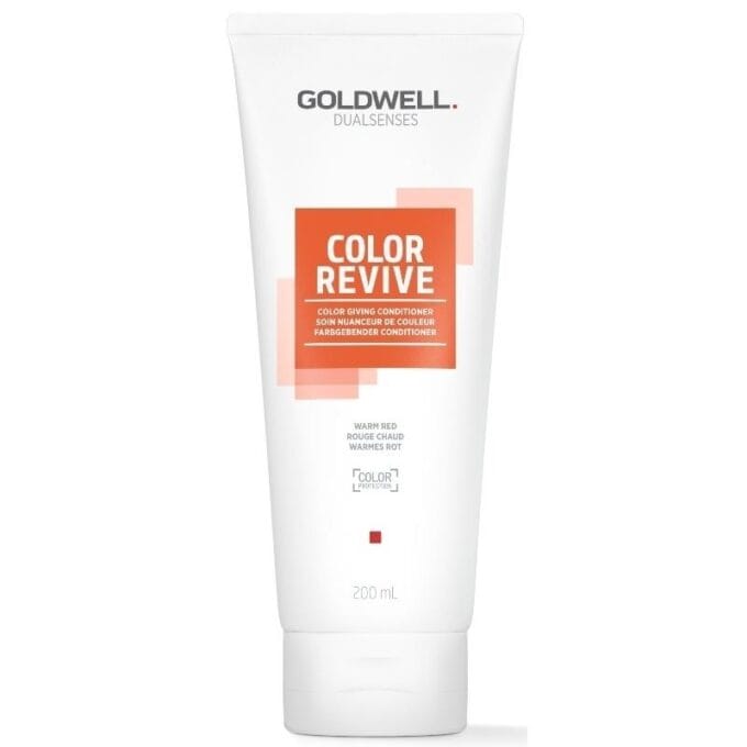 Goldwell Dualsenses Color Revive Conditioner - Warm Red 200ml Halo Hair & Skin - khdskinhairbeautyau.com