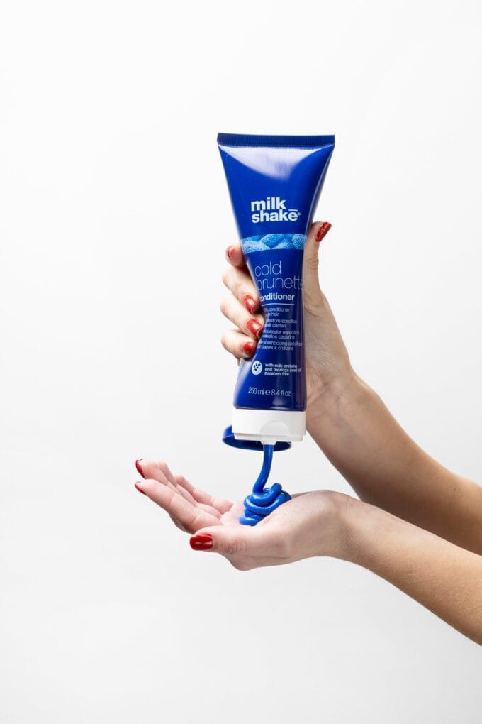 milk_shake Cold Brunette Conditioner 250ml Halo Hair & Skin - khdskinhairbeautyau.com