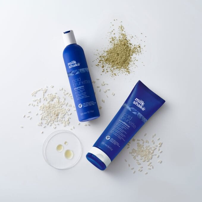 milk_shake Cold Brunette Shampoo 300ml Halo Hair & Skin - khdskinhairbeautyau.com