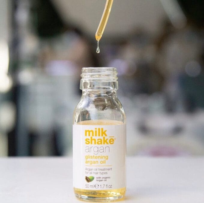 milk_shake Glistening Argan Oil 50ml Halo Hair & Skin - khdskinhairbeautyau.com