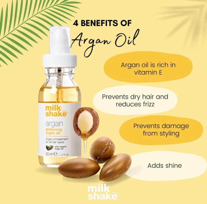 milk_shake Glistening Argan Oil 50ml Halo Hair & Skin - khdskinhairbeautyau.com
