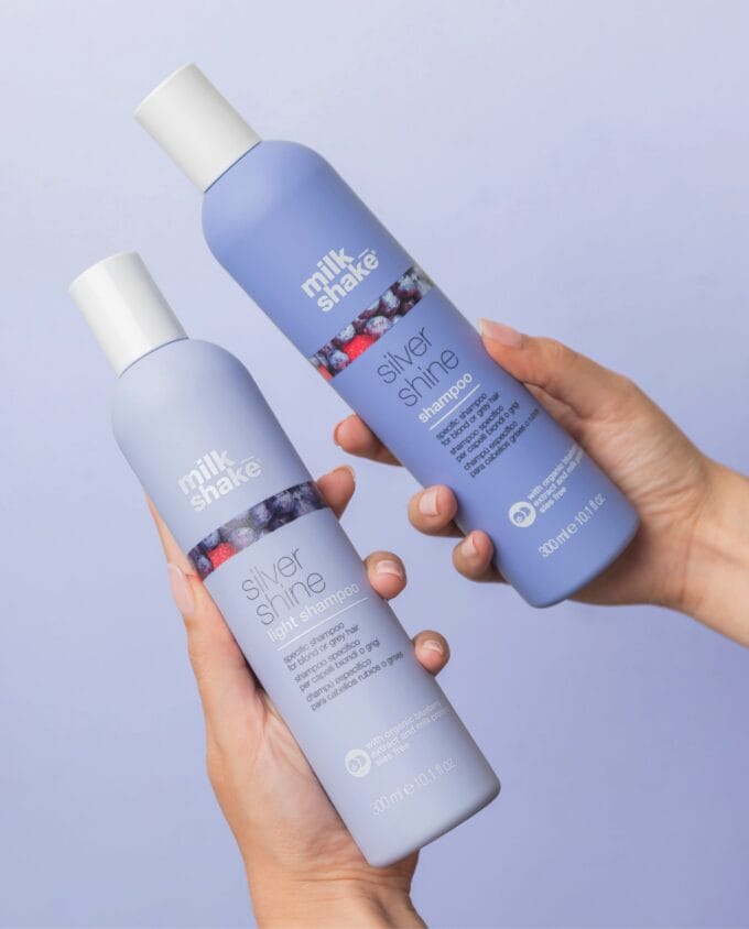 milk_shake Silver Shine Shampoo 300ml Halo Hair & Skin - khdskinhairbeautyau.com