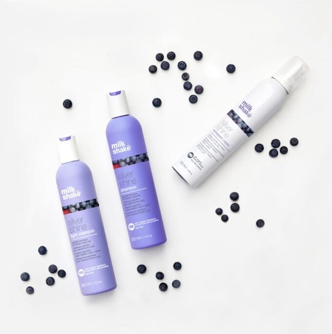 milk_shake Silver Shine Light Shampoo 300ml Halo Hair & Skin - khdskinhairbeautyau.com