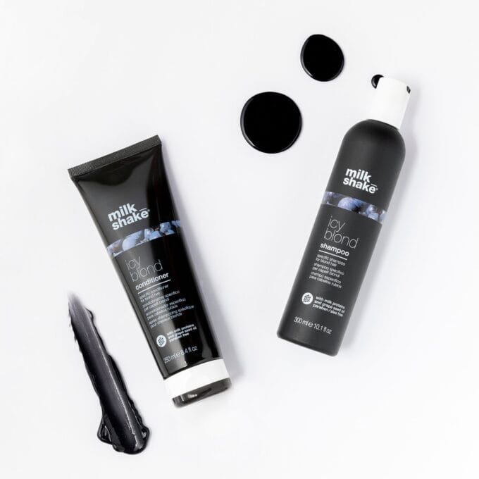 milk_shake Icy Blonde Shampoo 300ml Halo Hair & Skin - khdskinhairbeautyau.com