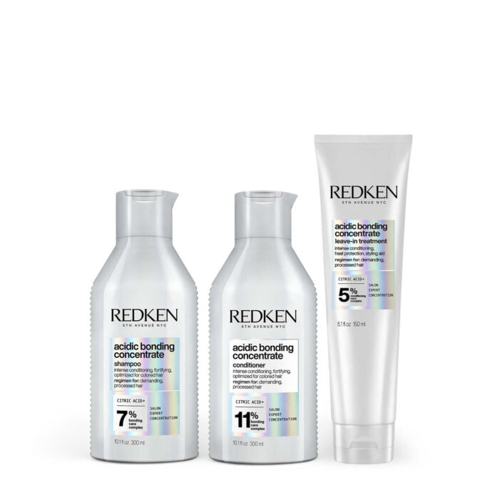 Redken Acidic Bonding Concentrate Trio Bundle Halo Hair & Skin - khdskinhairbeautyau.com